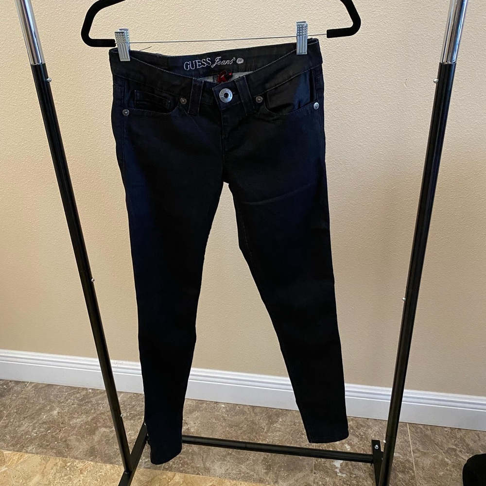 Guess jeans black power skinny size 26